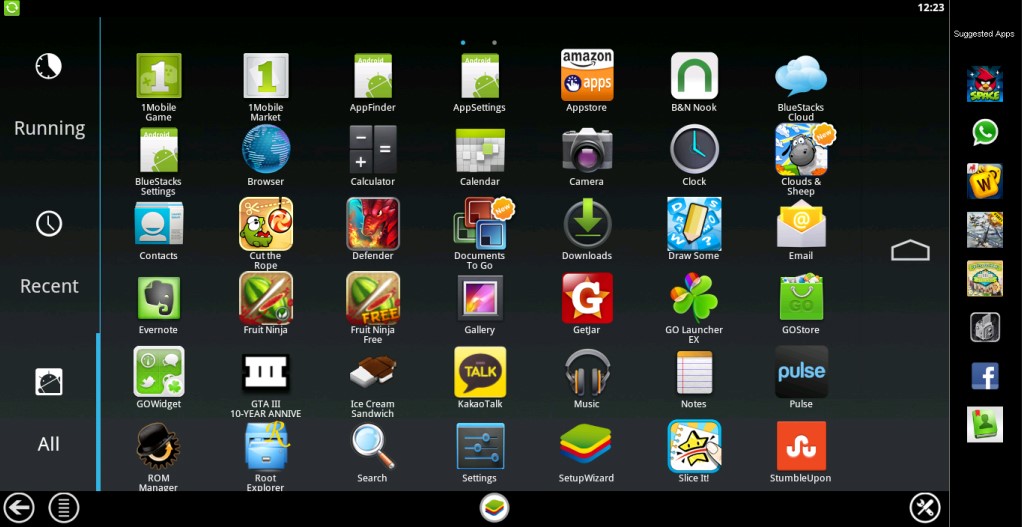 how do i play my mobile apps on bluestacks for pc